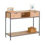 Mueble Recibidor Estantería Hierro y MDF con cajones - G3420