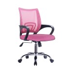 Silla de Escritorio Mesh Rosada SIL58 Ergonómica Giratoria - Imagen 2