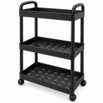 Carro Organizador Multifunción de Plástico con ruedas, 3 estantes - VAR1730